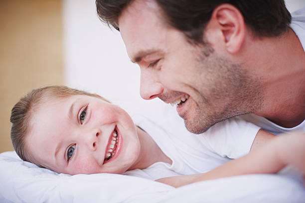 istock Having some early morning fun with Dad 502345201