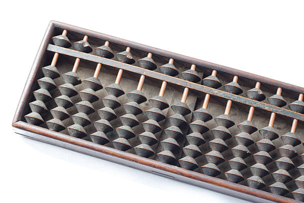 istock Japanese antique abacus with five beads 502346031