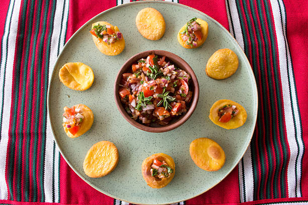 Chilean Sopaipilla stock photo