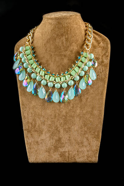 istock necklace on a black background 502347994