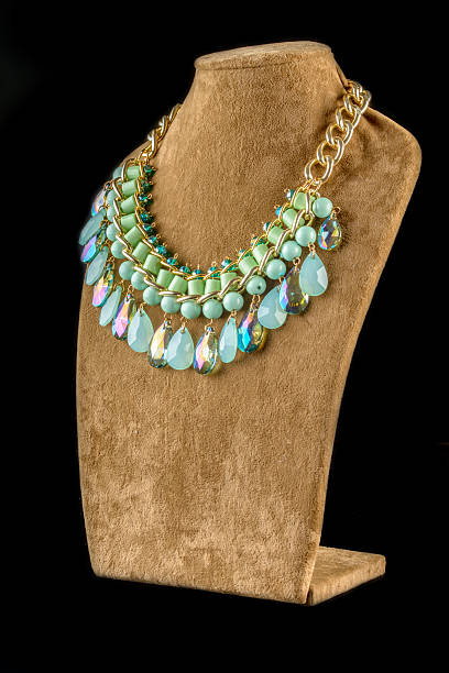 istock necklace on a black background 502348010