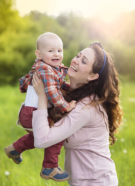 istock Happy mother with son 502348513