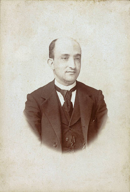 istock Old Portrait of a man. 502348531