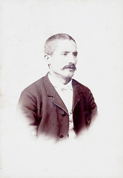 istock Old Portrait of a man. 502348537