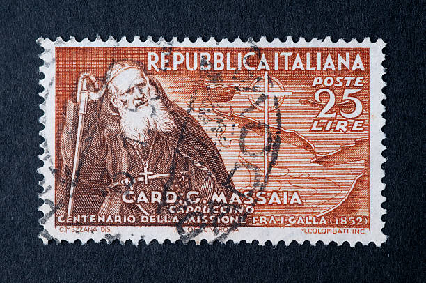 istock Old Italian stamp 502349190