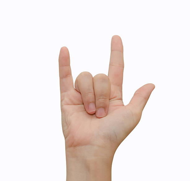 istock Hand in I love you message 502350093