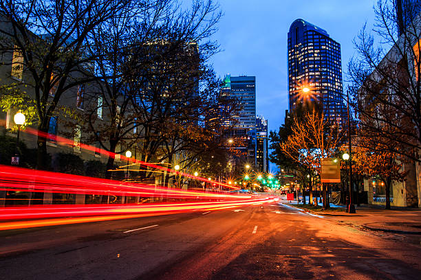 City lights and speed