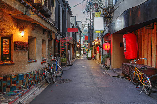 Kyoto street, Japana - foto de stock