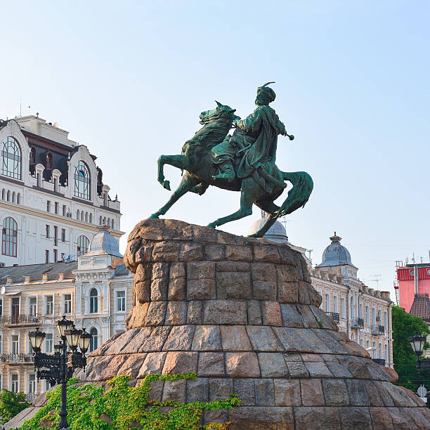 istock Monument to hetman of Ukraine Bogdan Khmelnitsky 502351335