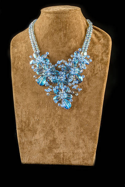 istock necklace on a black background 502351460