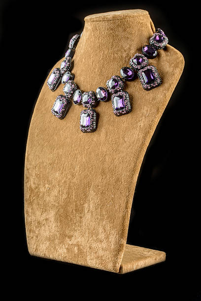 istock necklace on a black background 502351482