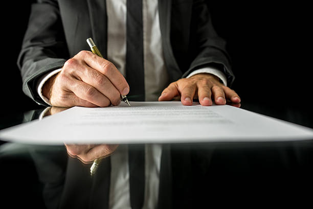 istock Signing legal papers 502351627