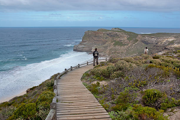 istock Tourist  on vacation walking on path 502351969