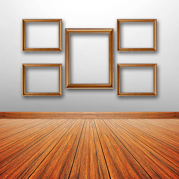 istock Photo frames on the wall inside the room 502352057