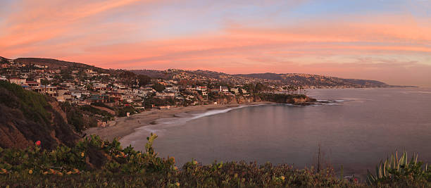 istock Crescent Bay beach at sunset in Laguna Beach 502353050