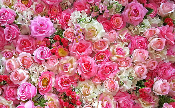 istock Bouquet of red roses, decorated 502353574