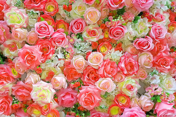 istock Bouquet of red roses, decorated 502353630