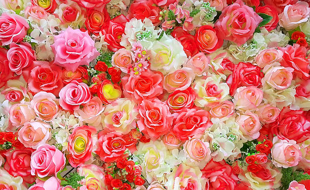 istock Bouquet of red roses, decorated 502353652