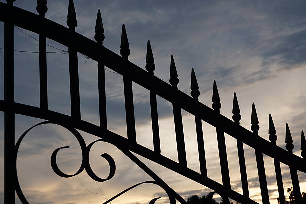 istock close up dark fence 502353834