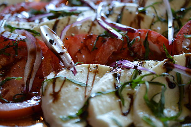 istock Macro close up of Caprese Salad 502355720