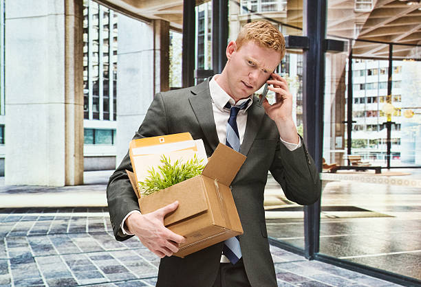 istock Upset businessman fired from his job 502357158