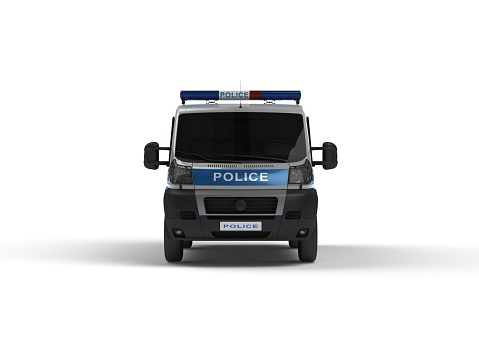 Monaco, Monaco - 11.19.2022 : Monaco police sign on a police car