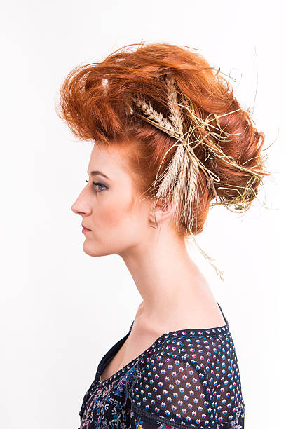 istock Hair styling with hay and corn 502361406