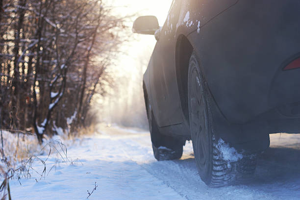 istock car on the road in winter 502362012