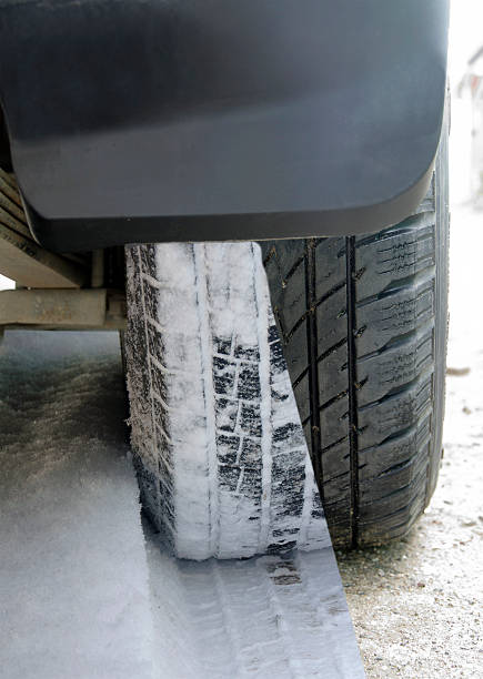 Winter and summer tires on the car