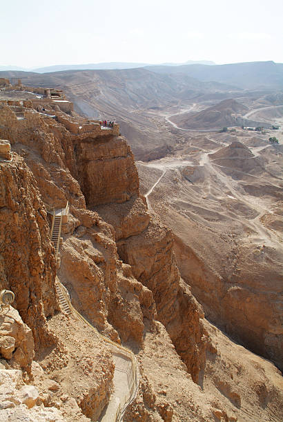 istock Pathway to the top of Masada National Park 502364362