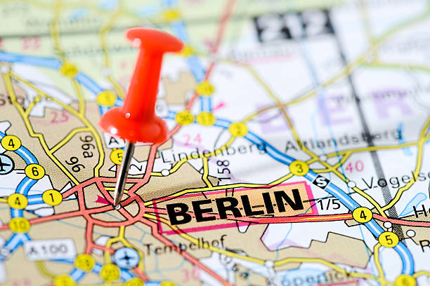 istock European cities on map series: Berlin 502375657