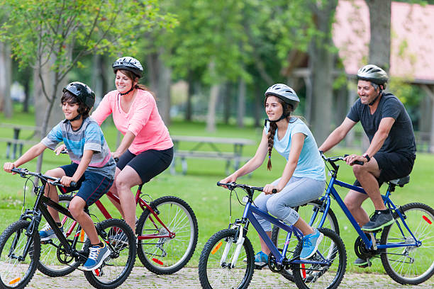 istock Family biking 502377253