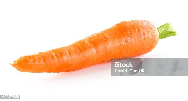 Carrot Isolated On White Background Stock Photo - Download Image Now - Carrot, Cut Out, White Background