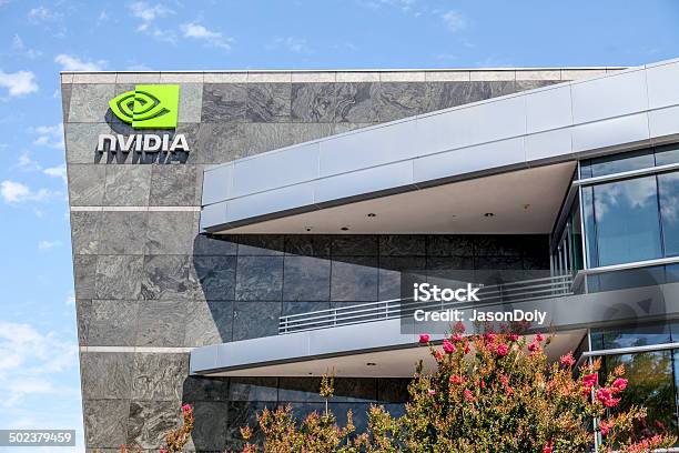 Nvidia World Headquarters Stock Photo - Download Image Now - NVIDIA Corporation, Silicon Valley, 2000