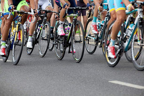 Cycling race stock photo
