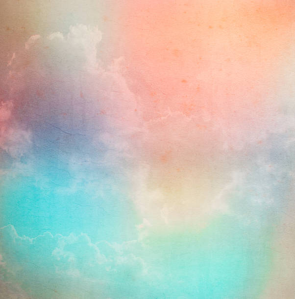 istock sky color on old paper. 502380881