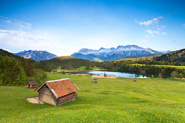 istock sunny summer day at bavarian mountains 502381723