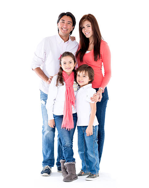 Happy family portrait