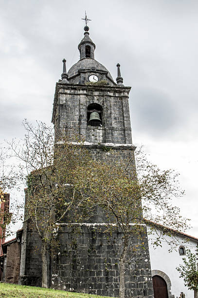 istock Church steeple of Elduain 502388800