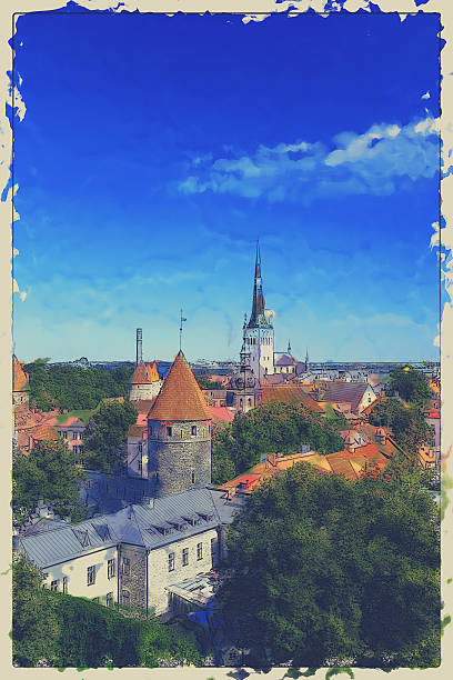 istock Digital Watercolour Art by Tallinn 502389178