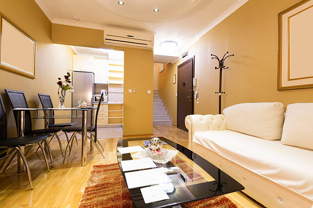 istock Interior of a luxury hotel suite 502389308