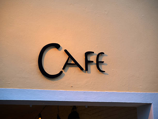 istock Classical sign of cafe coffee shop 502391046