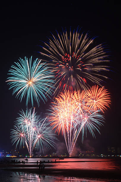 istock Fireworks light up the sky with dazzling display 502393010