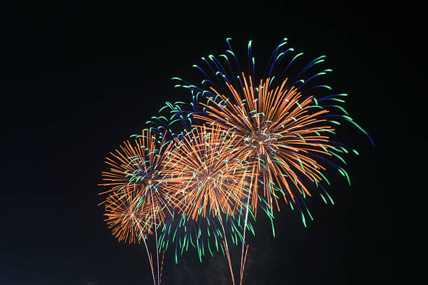 istock Fireworks light up the sky with dazzling display 502393222