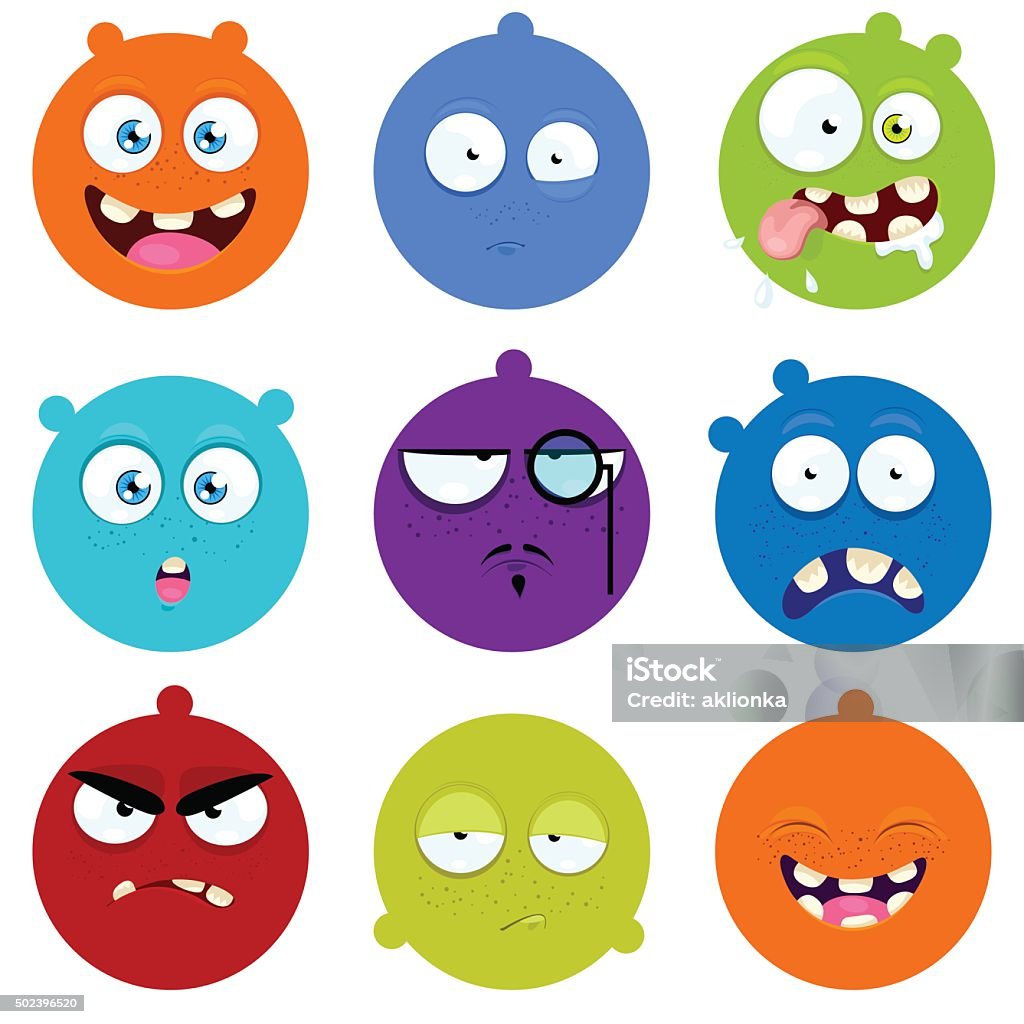 Ilustración de Conjunto De Dibujos Animados De Caras Con Expresión De Emociones y más Vectores Libres de Derechos de 2015 - iStock Ilustración de Conjunto De Dibujos Animados De Caras Con Expresión De Emociones y más Vectores Libres de Derechos de 2015 - iStock