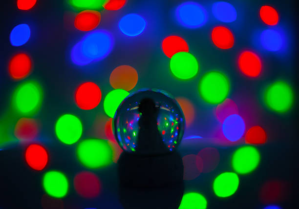 istock Christmas angel. Christmas Lights 502412534