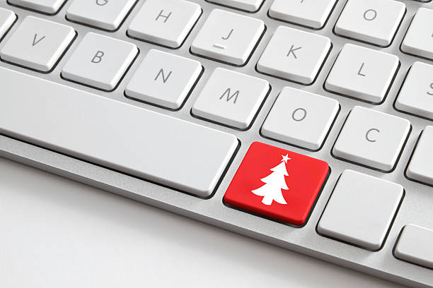 istock Christmas Online Shopping Concept with Computer Keyboard 502415208