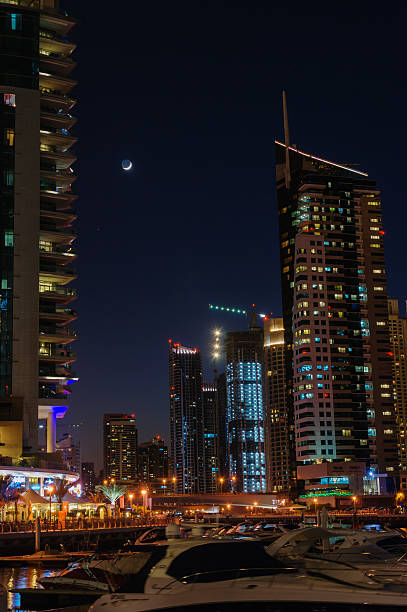 istock Dubai Marina at night. United Arab Emirates 502416403