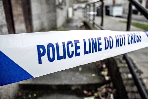 istock Police Tape Evidence 502416418