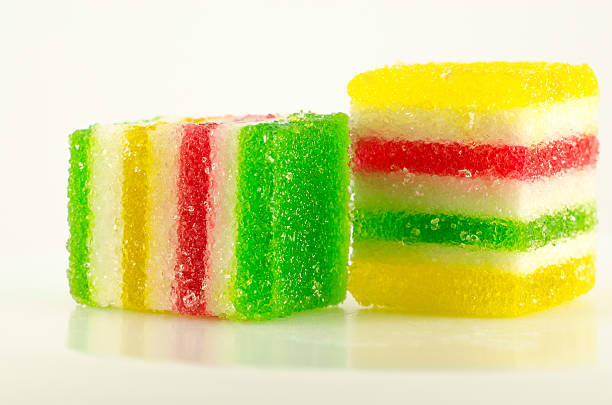 istock Two colorful candies fruit jelly 502416641